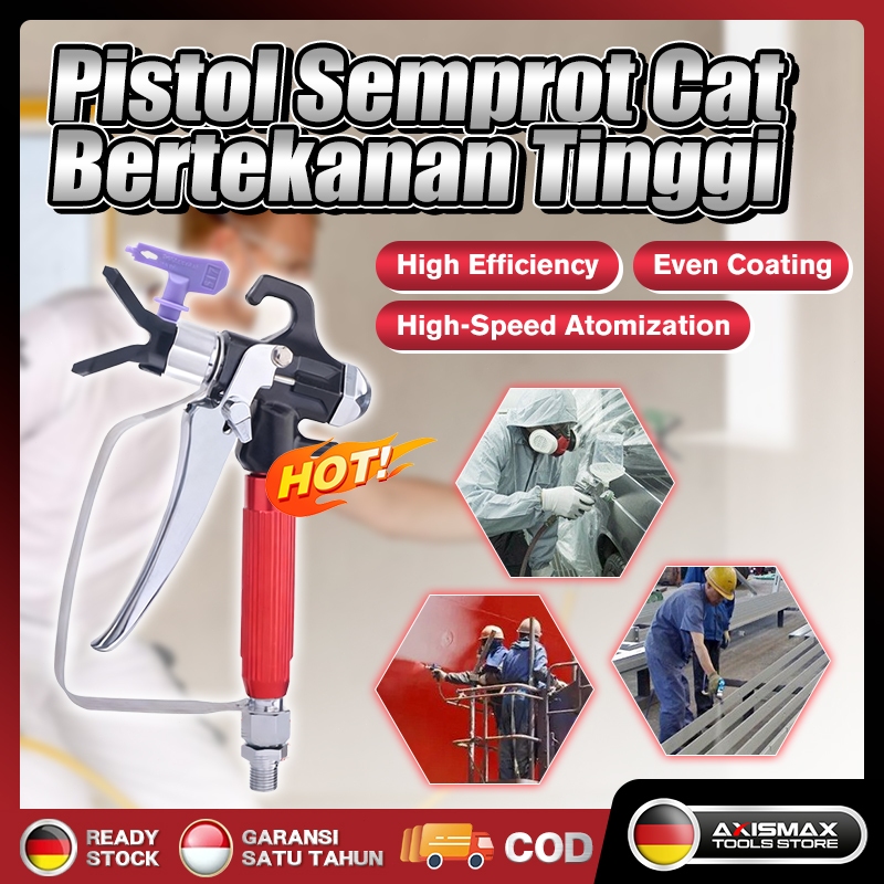 Pistol Semprot Listrik Electric Airless Spray Gun Electric Spray Gun Paint Semprot Cat Alat Semprot 