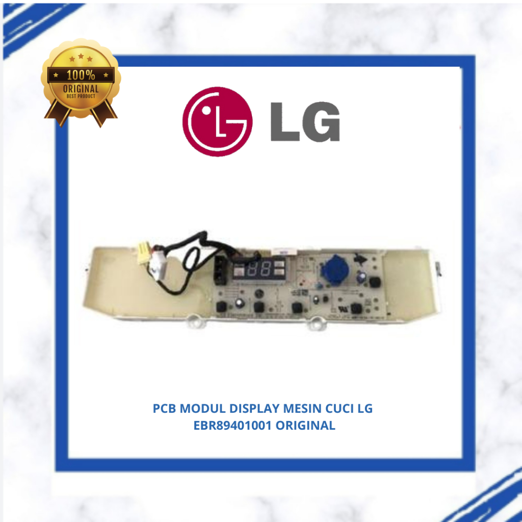 PCB MODUL DISPLAY MESIN CUCI LG EBR89401001 T2108VSPCK ORIGINAL