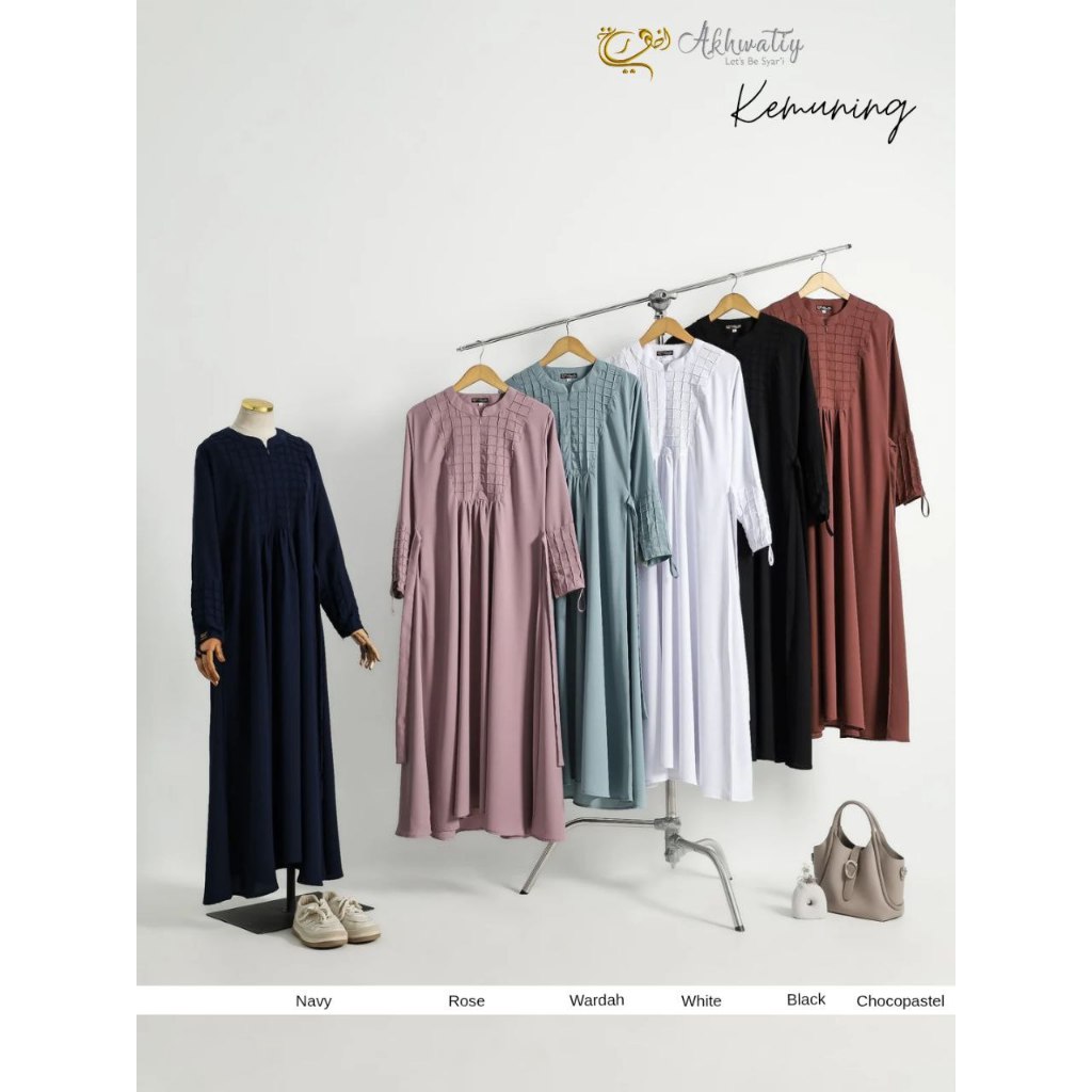 GAMIS KEMUNING | GAMIS SET SYARI AKHWATIY | GAMIS AKHWATIY | GAMIS AKHWAT | GAMIS UMROH HAJI | ABAYA