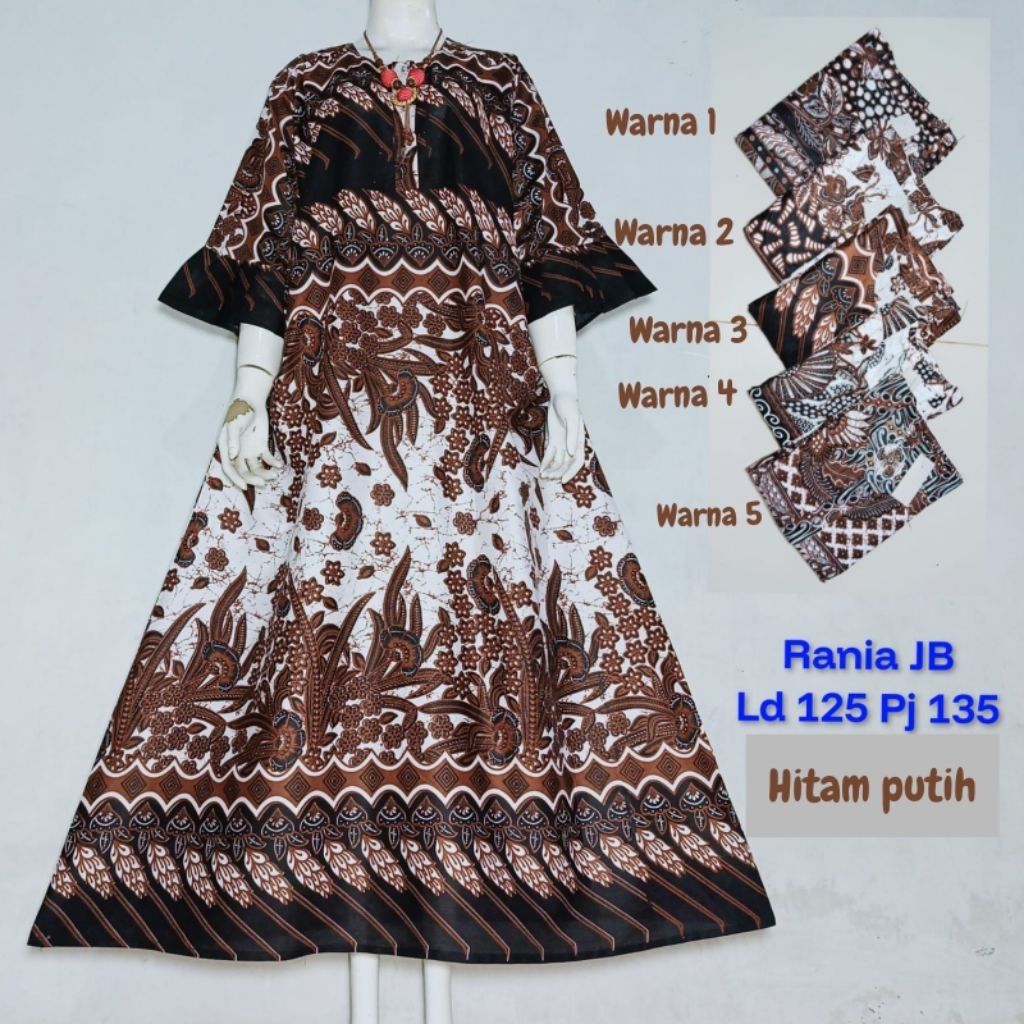 Daster Panjang Jumbo Daster Lengan Panjang 3/4