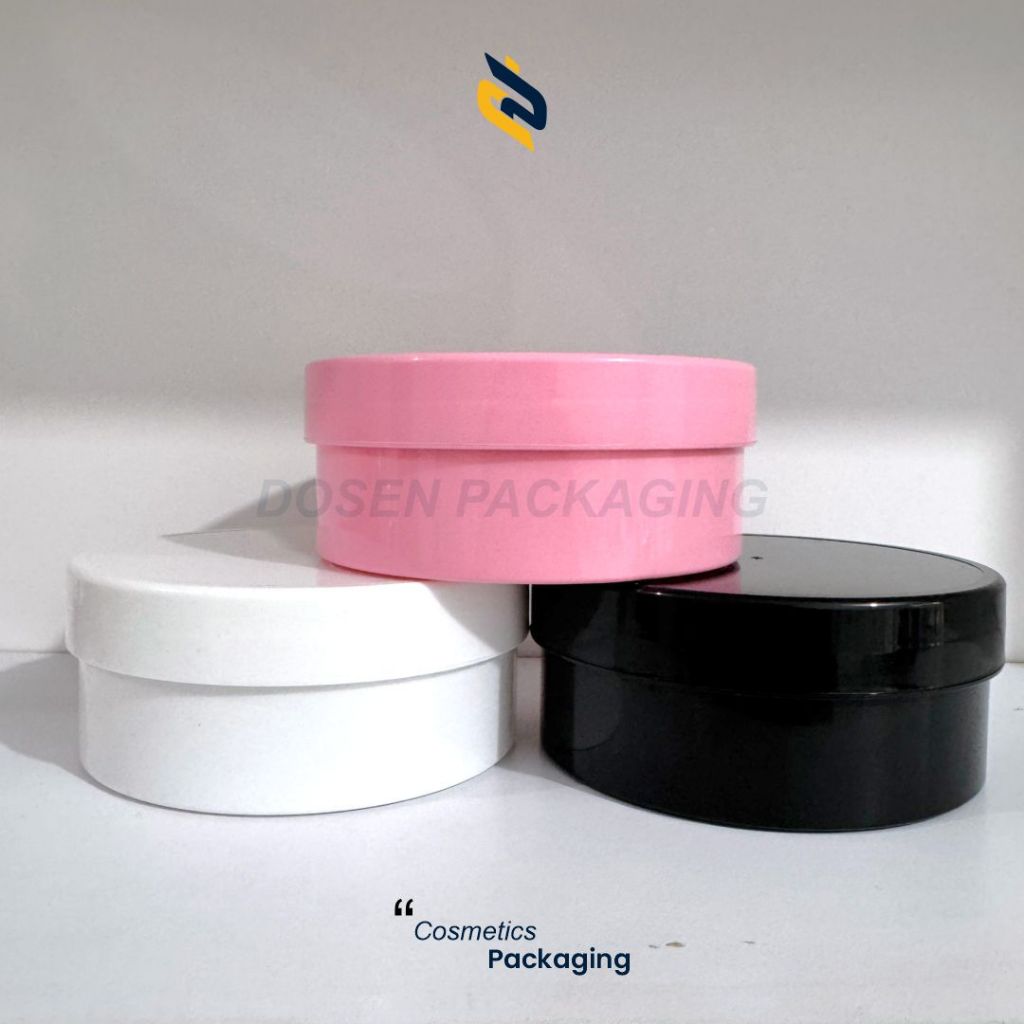 Pot Lulur Scrub 250ml Putih Pink Gold Hitam 250ml Lulur Pot Pot Lulur Pot Plastik