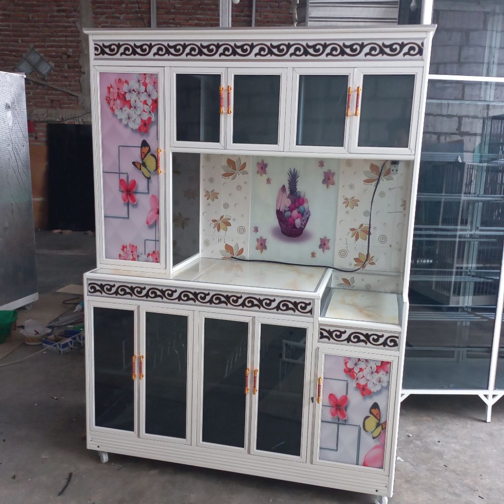 Rak piring magic com aluminium