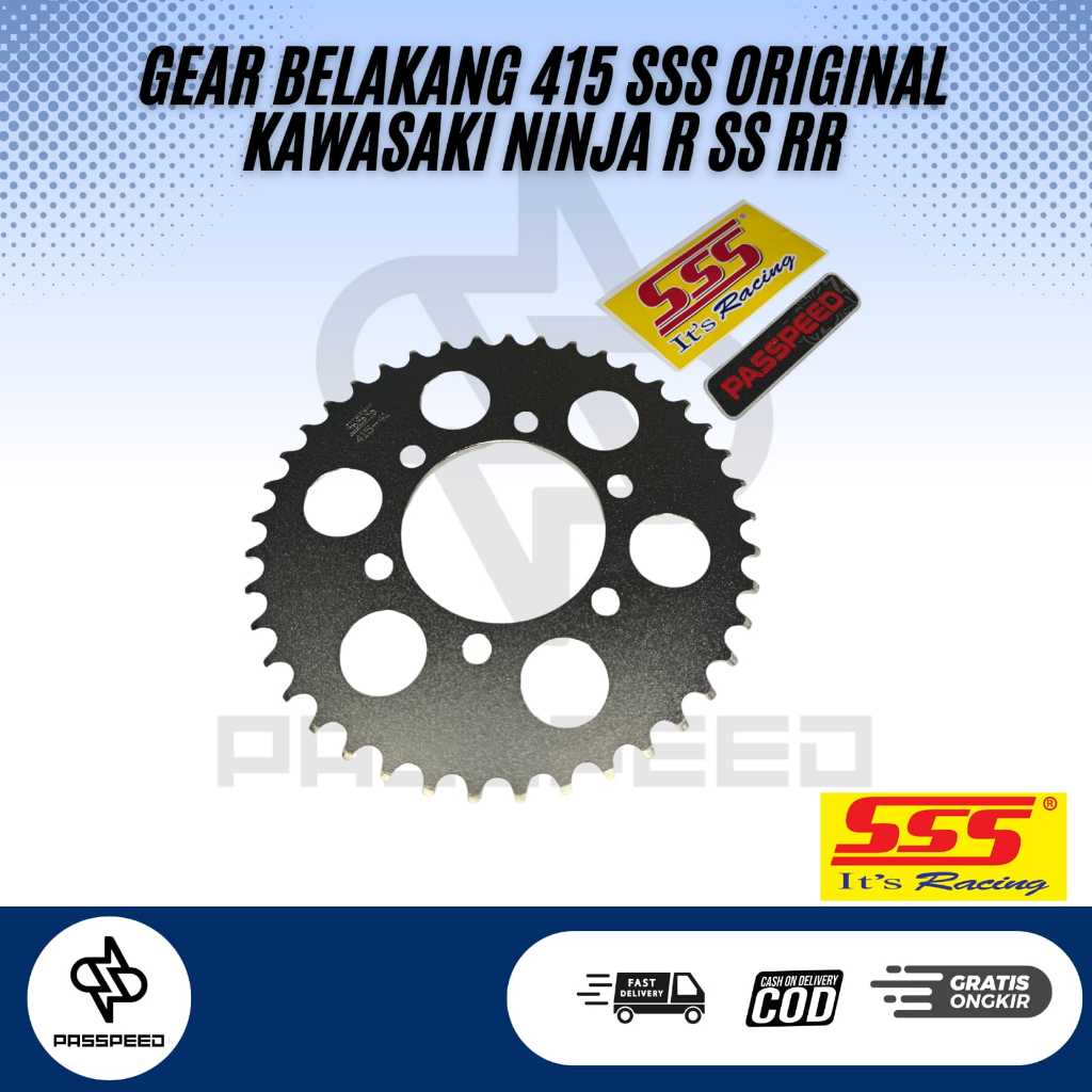 GIR GEAR BELAKANG SSS 415 ORIGINAL NINJA R SS RR 415
