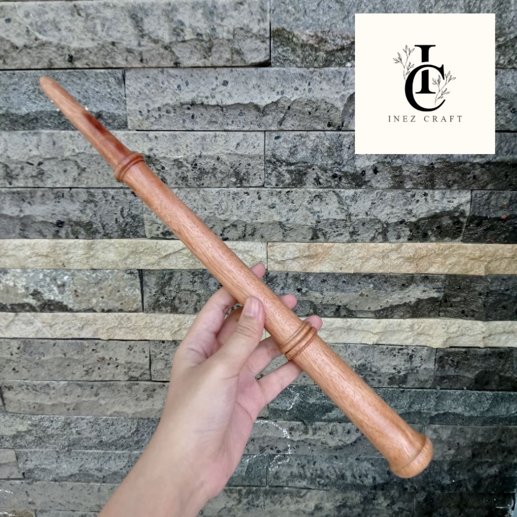Tongkat komando kayu Bidara 35cm R161