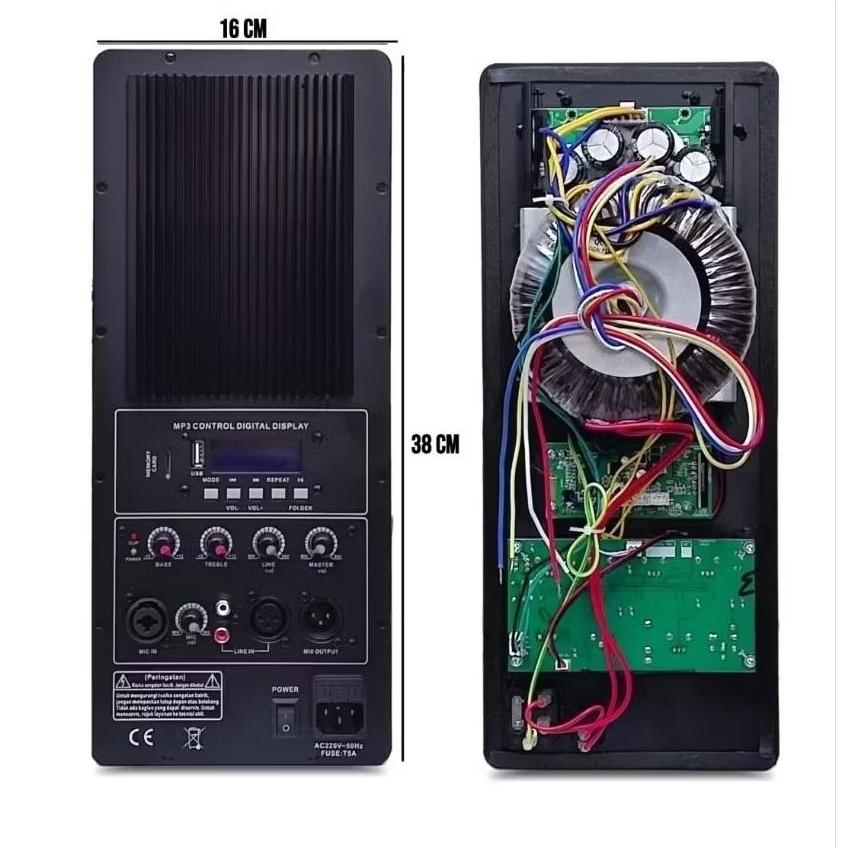 Power kit / mesin speaker active Audioseven HA800X Ha 800x model huper js10 1000