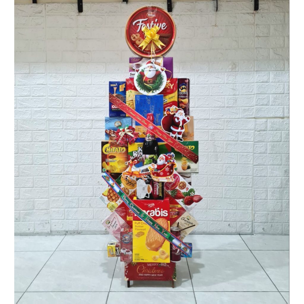 Parcel Snacks Minuman Natal Tahun Baru Mewah Tinggi Kualitas Premium