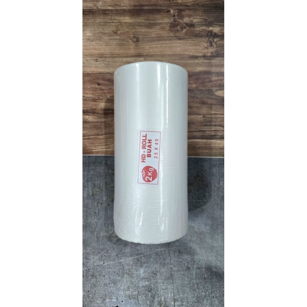 Plastik HD Roll Buah 25 x 40cm