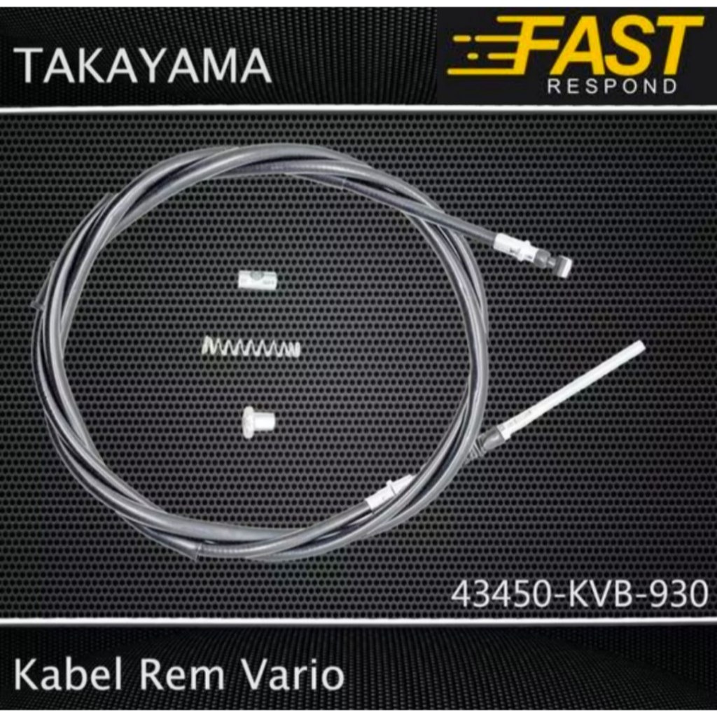 KABEL REM BELAKANG VARIO 110 CW LAMA KARBU ORIGINAL TAKAYAMA