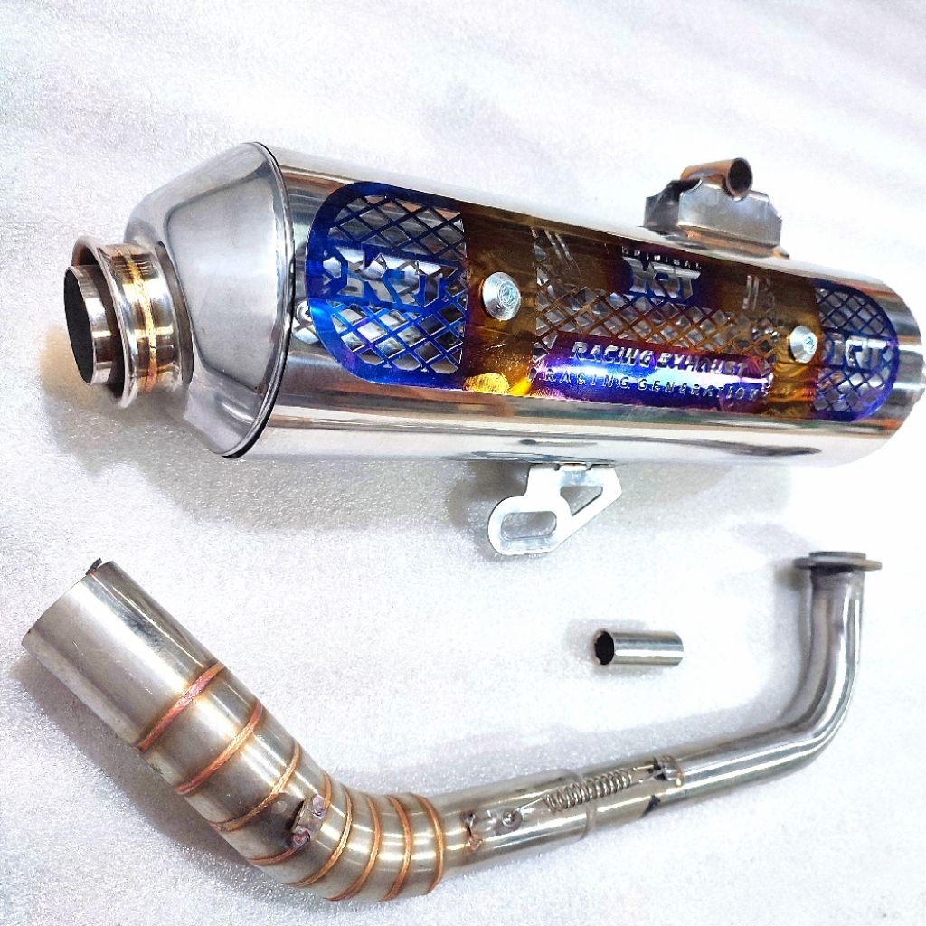 Knalpot Standart Racing KRT Pro Xtrime 1 Brobot Jaya Vario Beat Mio Sporty Mio J Mio M3 Nmax Aerox P