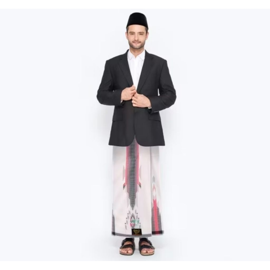 Sarung BHS Signature Gold Motif S77 SGC Putih