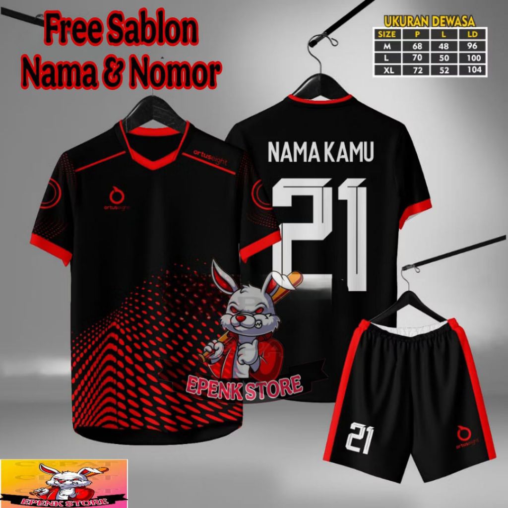 Stelan Jersey Dewasa Free Nama Nomor Jersey Futsal Volly dan Bukutangkis
