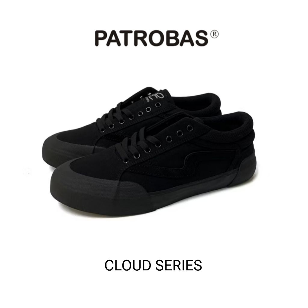 Sepatu Patrobas Cloud Low All-Black Original