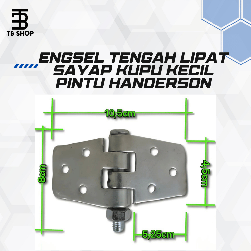Engsel Tengah Handerson Kupu Kecil/engsel pintu lipat sayap kupu kecil pintu henderson kayu besi geb