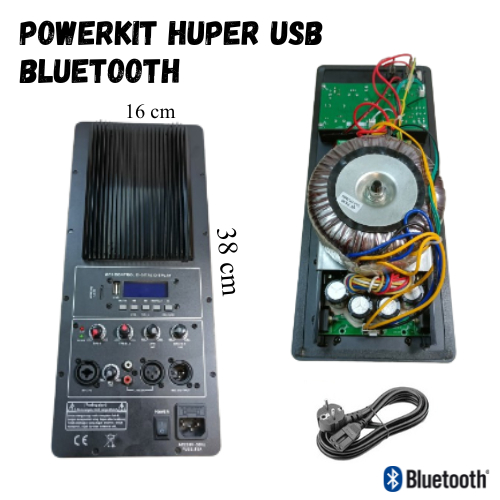 Powerkit Huper js10 Bluetooth + USB – Power kit Aktif 16x38 cm