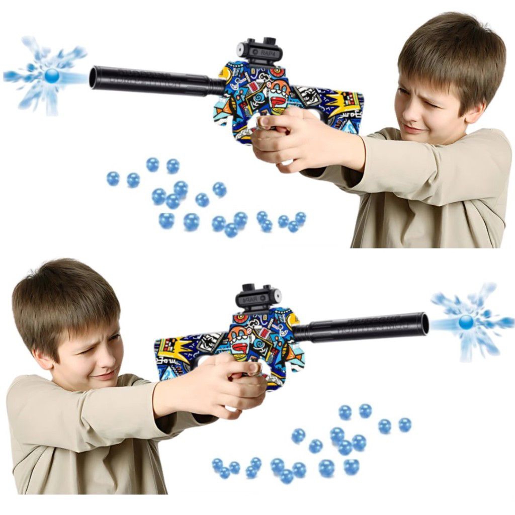 TERLENGKAP senapan ridefire blaster peluru gell bulet water 4m427 terbaru