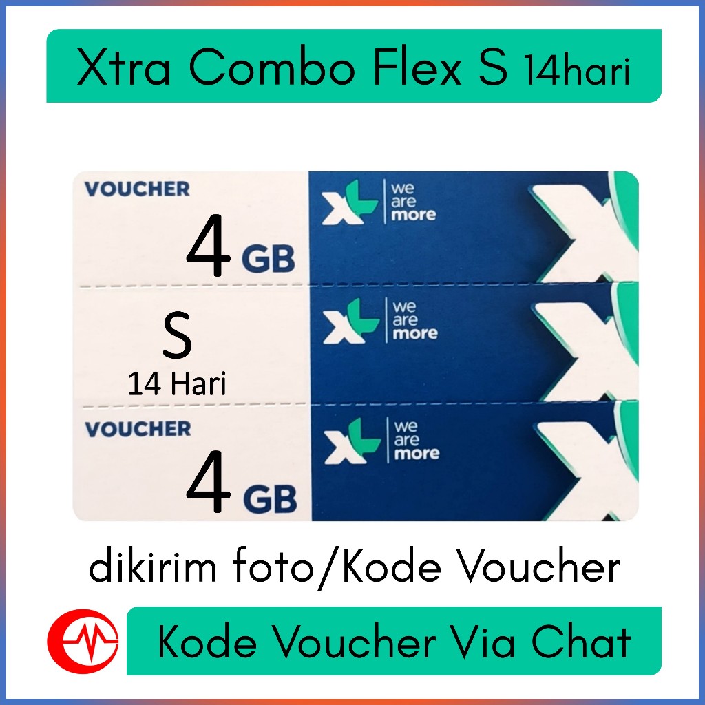 Voucher Xtra Combo Flex S 4GB 14 hari