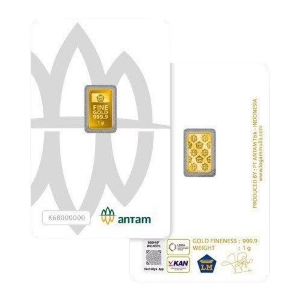 1 GRAM LM EMAS ANTAM CERTICARD