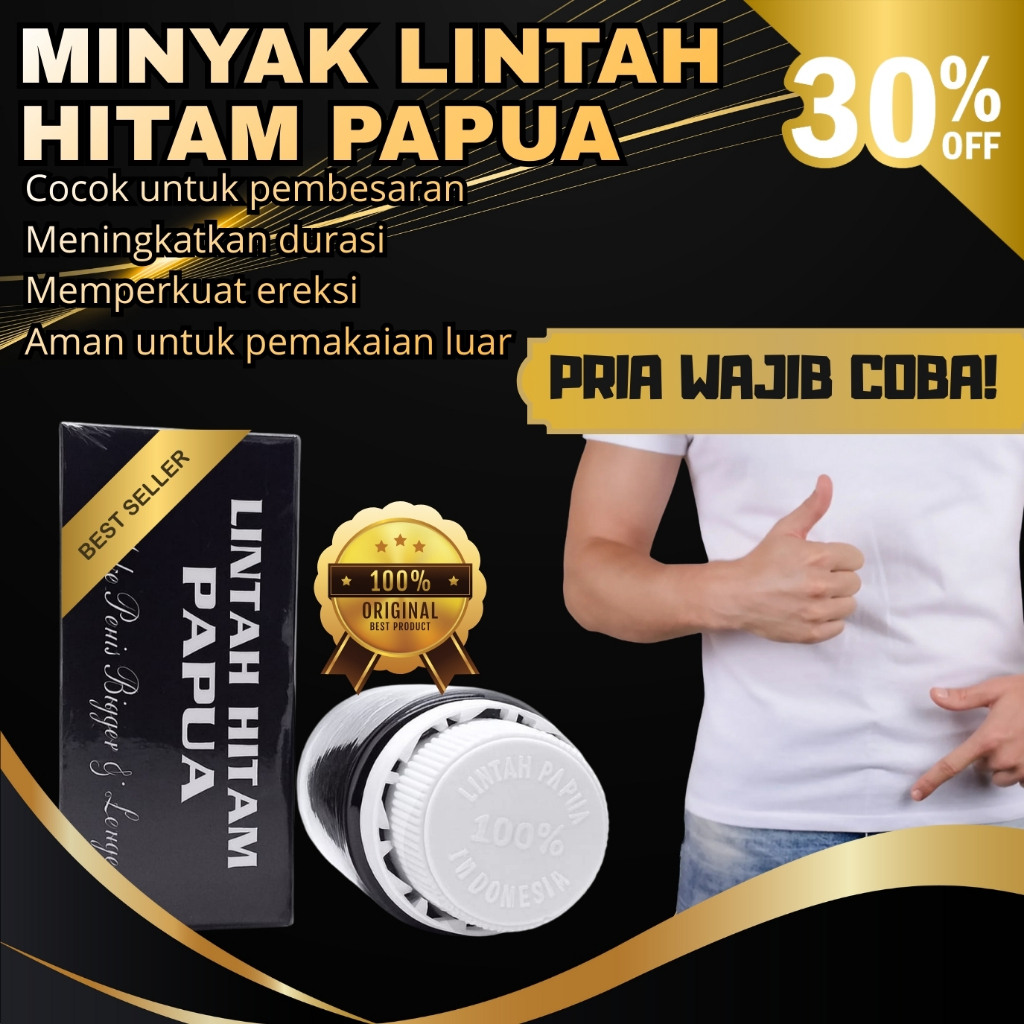 Pembesar MrP Permanen Obat Oles Minyak Lintah Papua