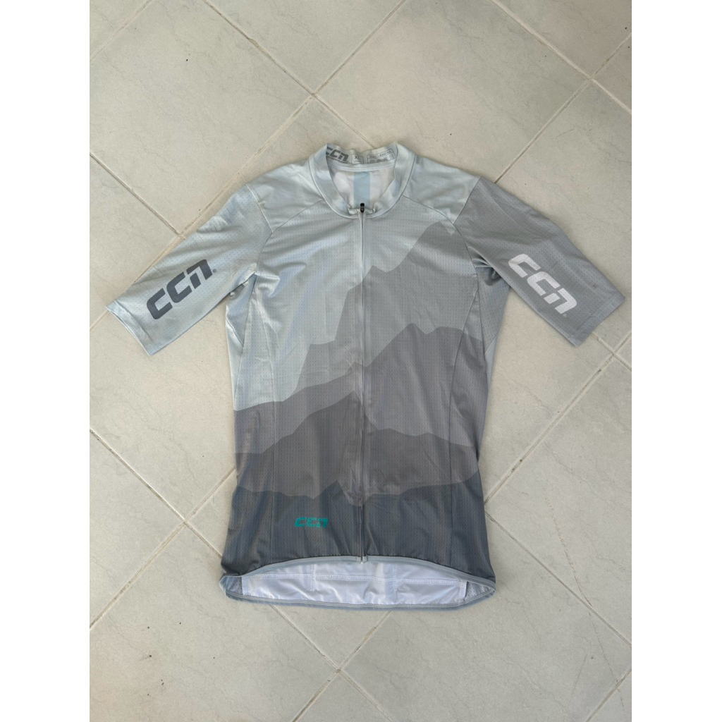 Jersey Sepeda CCN Air White