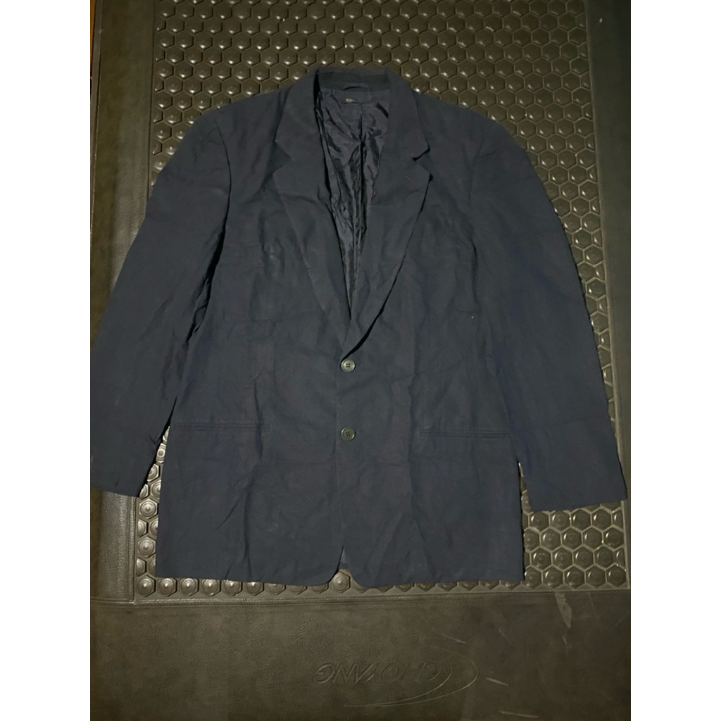 BLAZER JAS LUXURY GIORGIO ARMANI NAVY MEWAH BRANDED