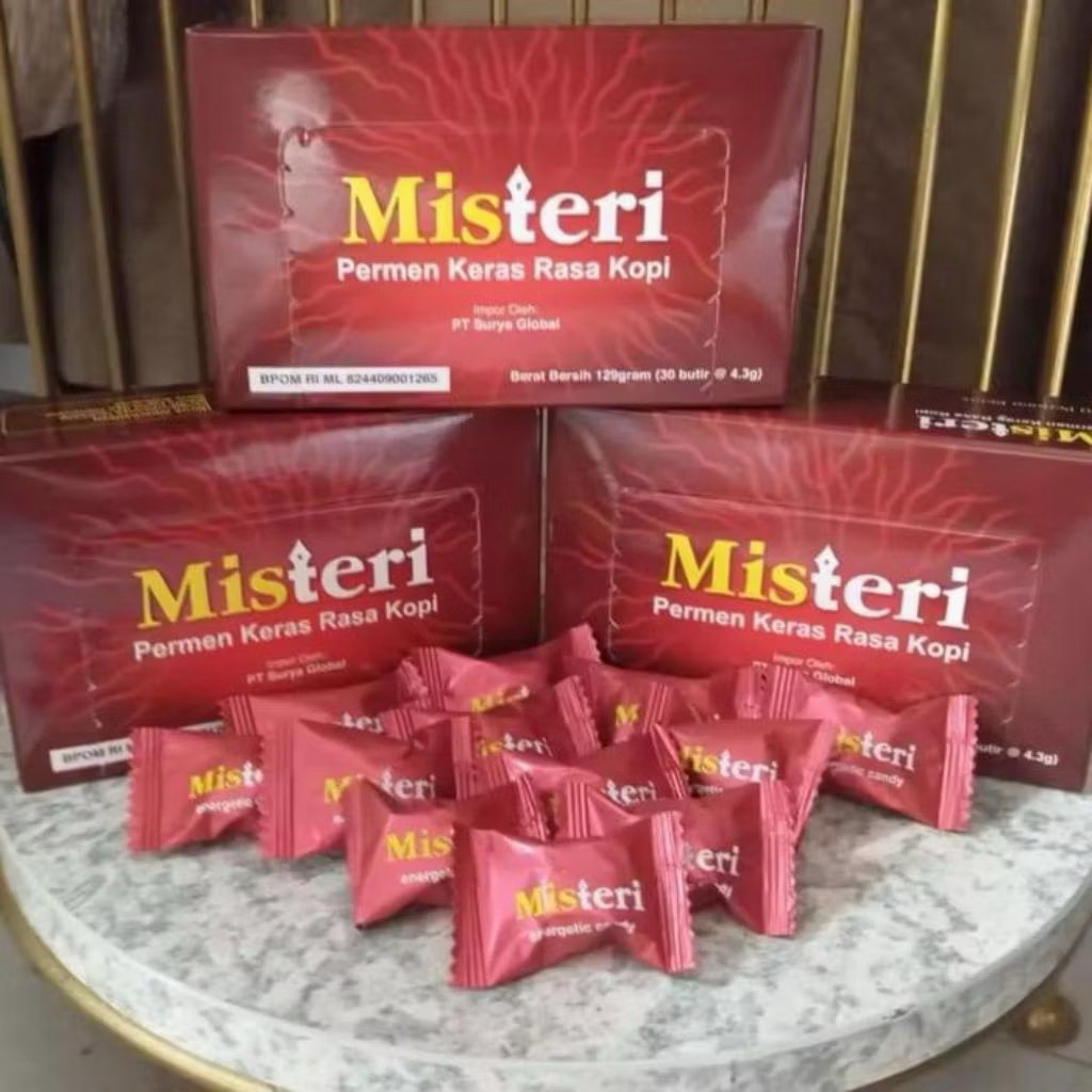 MISTERI CANDY PERMEN KOPI PERMEN MISTERI CANDY ASLI ISI 30PCS