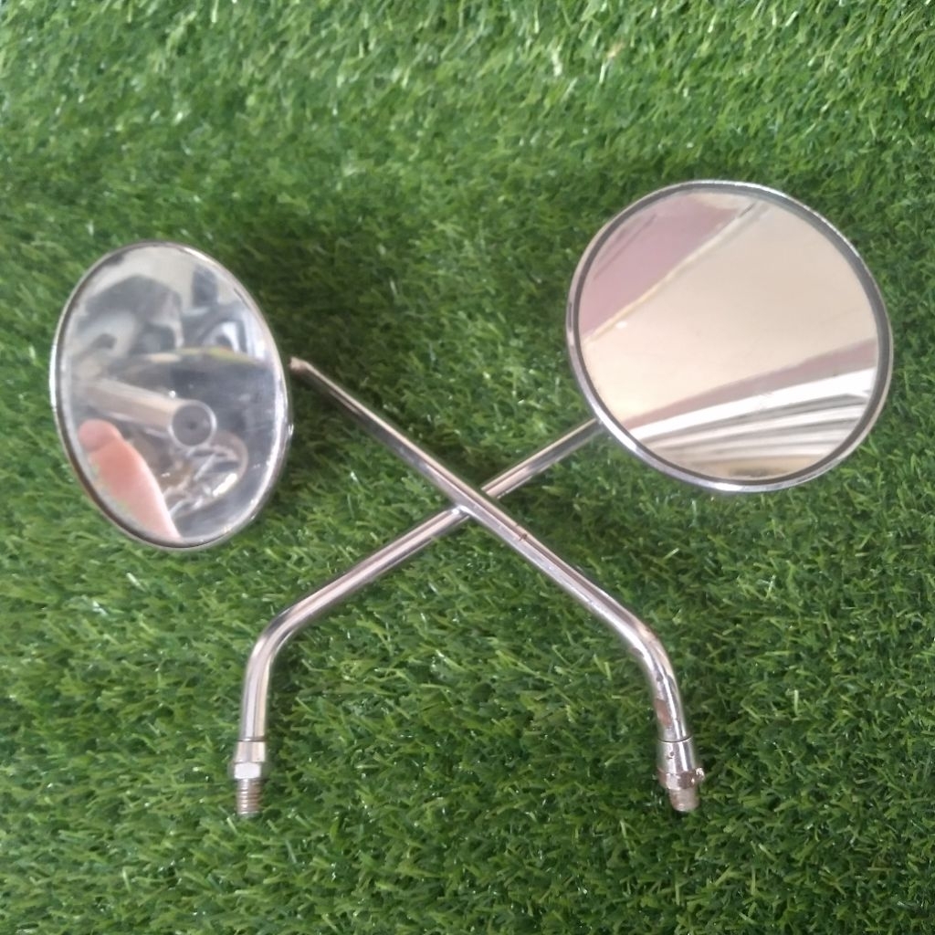 SPION MOTOR KACA MOTOR GL100/125 TAHUN TUA ORIGINAL COPOTAN TAHUN 79 80 81