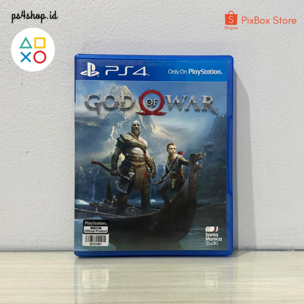 BD KASET GOD OF WAR PS4 SECOND BEKAS MURAH GOW PS4 GAME OF THE YEAR DEWA KRATOS PLAYSTATION