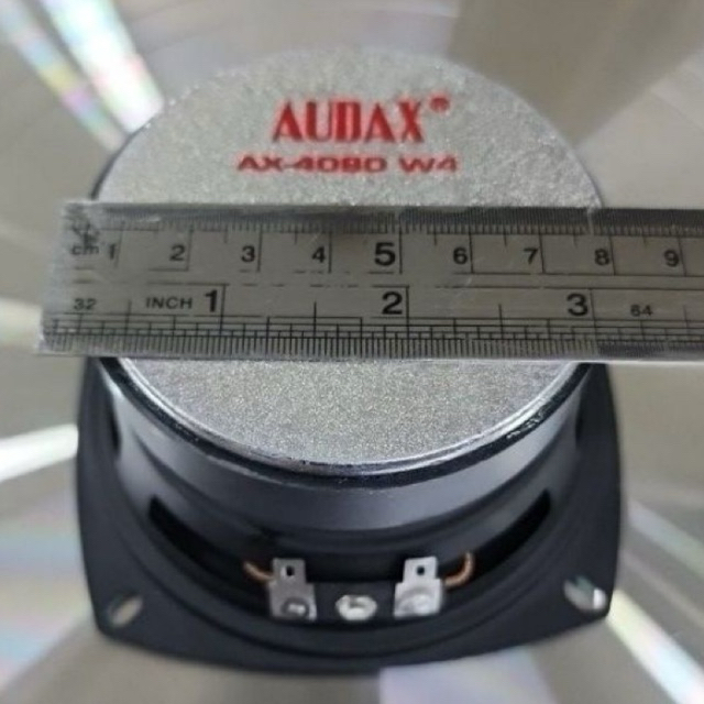 SPEAKER COLOM AUDAX INCH AX4080 SPEAKER AX MAGNET 100 WATT AUDAX 4080