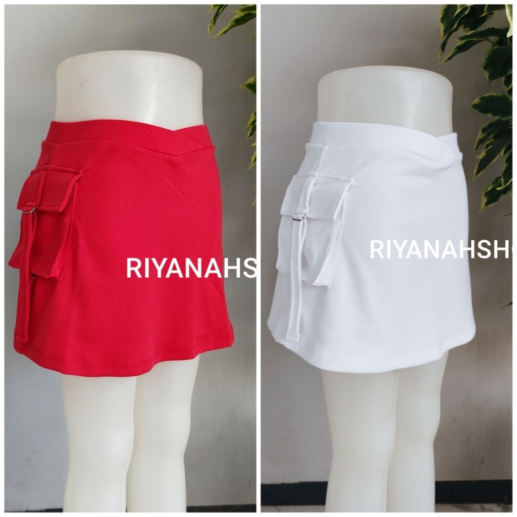 ROK KANTONG PENDEK HITAM/ROK MINI/ROK SENAM WANITA KEKINIAN/ROK FITNES, GYM, ZOGGING