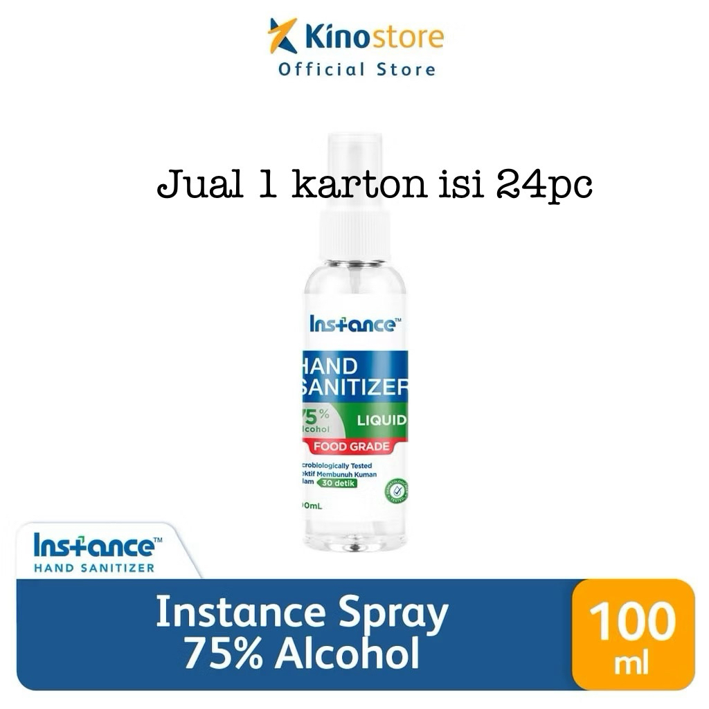 [1 Karton/24pc] Hand Sanitizer Instance Spray 100ml FOOD GRADE