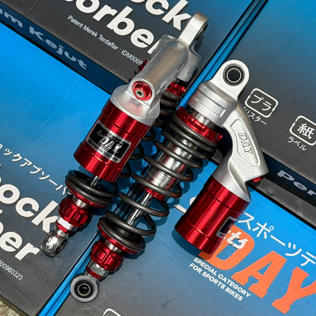 shock skok belakang day 505 ukuran 28 32 double klik fungsi rebound kompresi