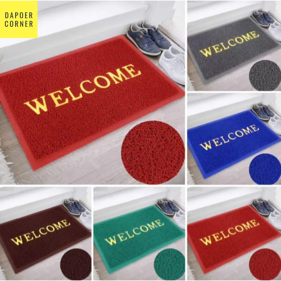 KESET BIHUN PVC TEBAL WELCOME ANTISLIP