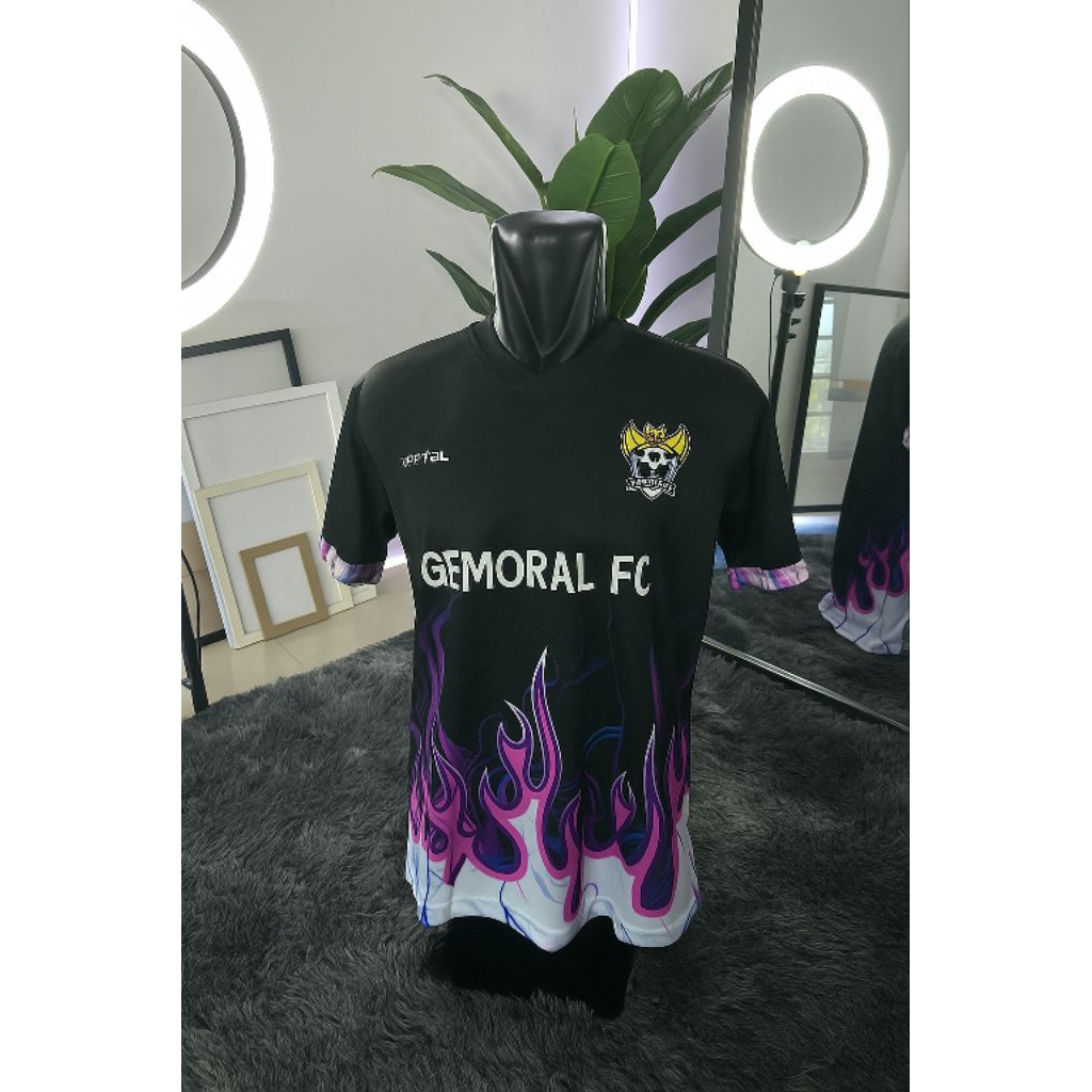 Setelan jersey futsal berkerah