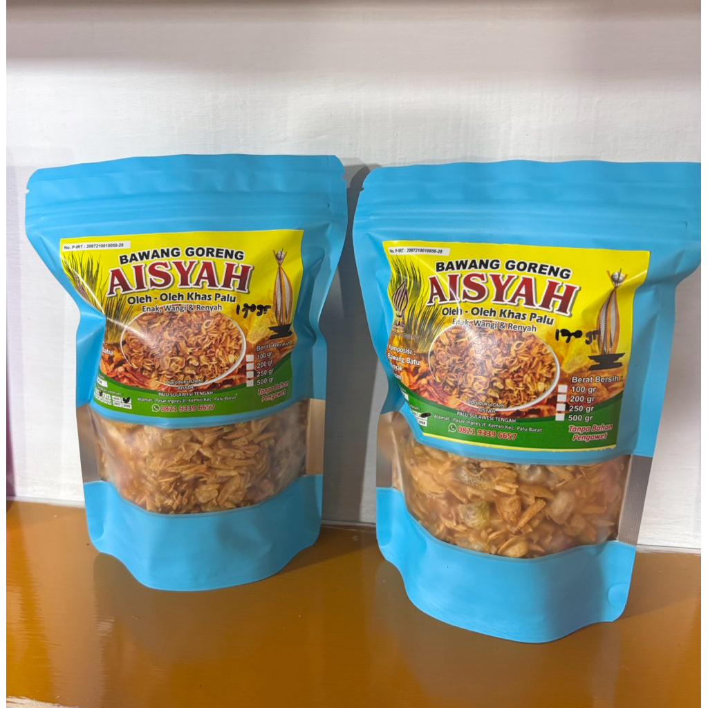 bawang goreng khas palu