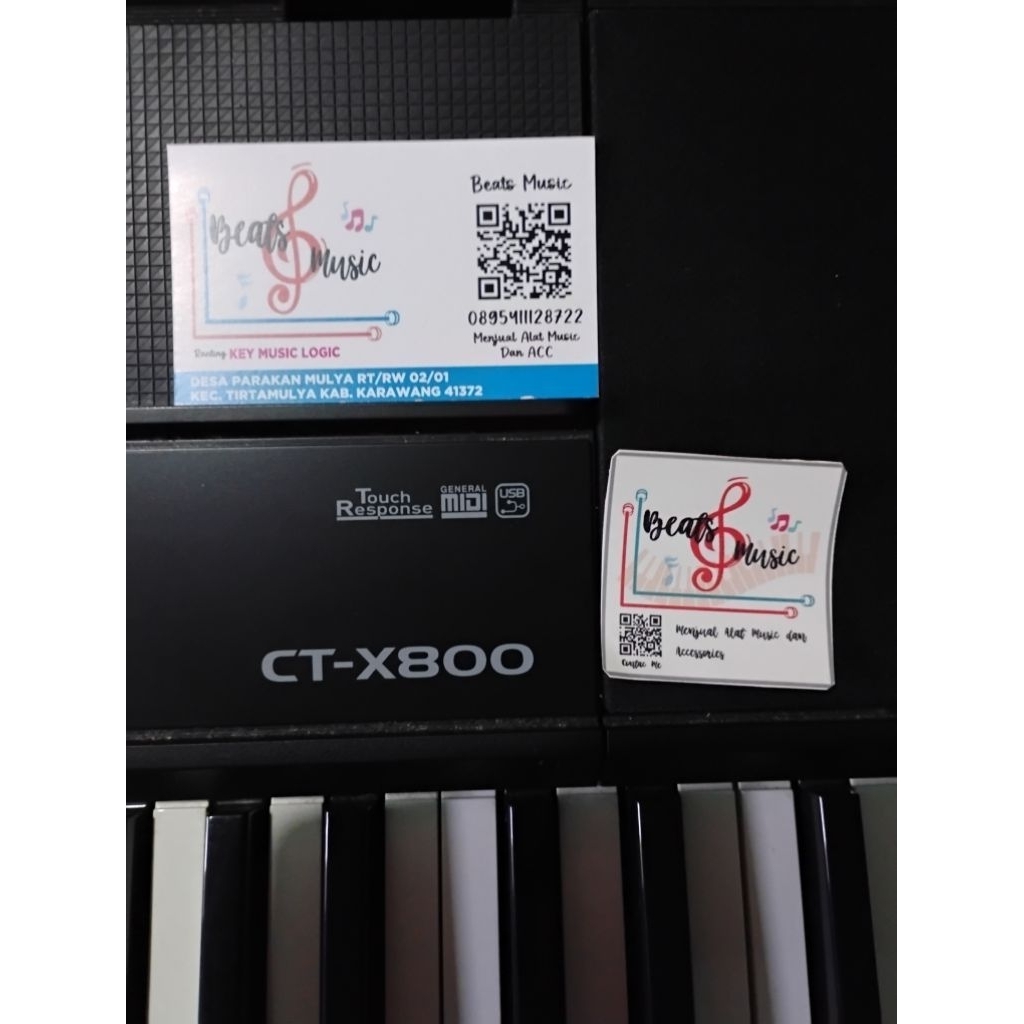 keyboard musik/piano digital /organ tunggal /casio CTX800 sudah plasdisk like new second