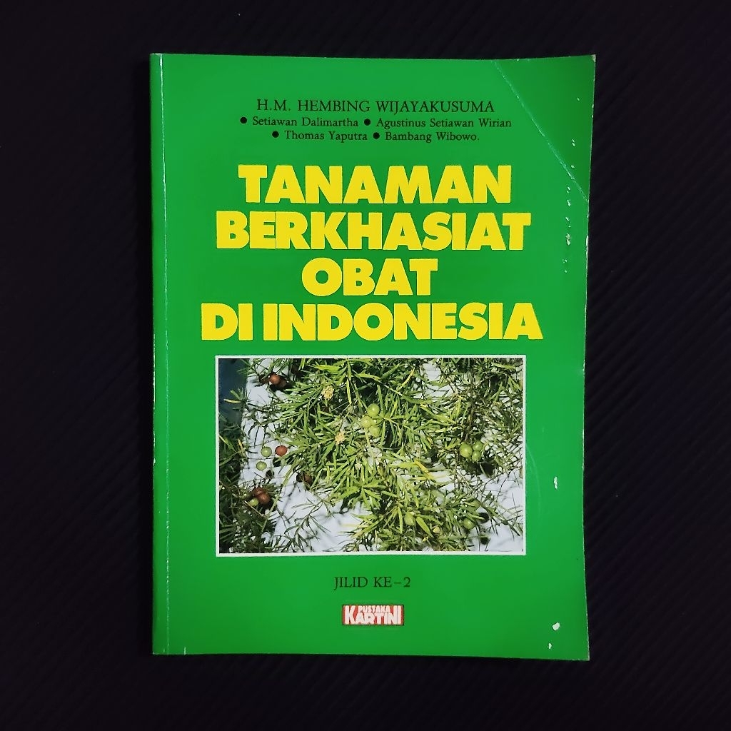 Buku Langka Original • Tanaman Berkhasiat Obat Asli Indonesia / H.M HEMBING