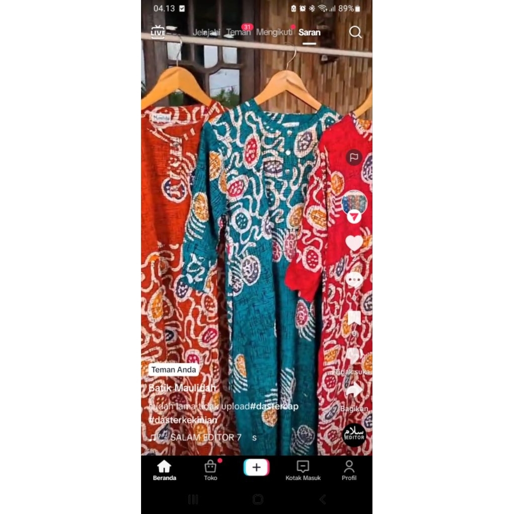 daster cap premium asli pekalongan