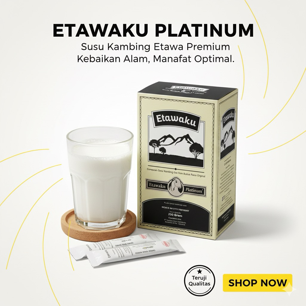 ETAWAKU PLATINUM SUSU KAMBING ETAWA ASLI ORIGINAL 100% |Kapsul Buah Merah Papua Red Oil Papua Asli 1