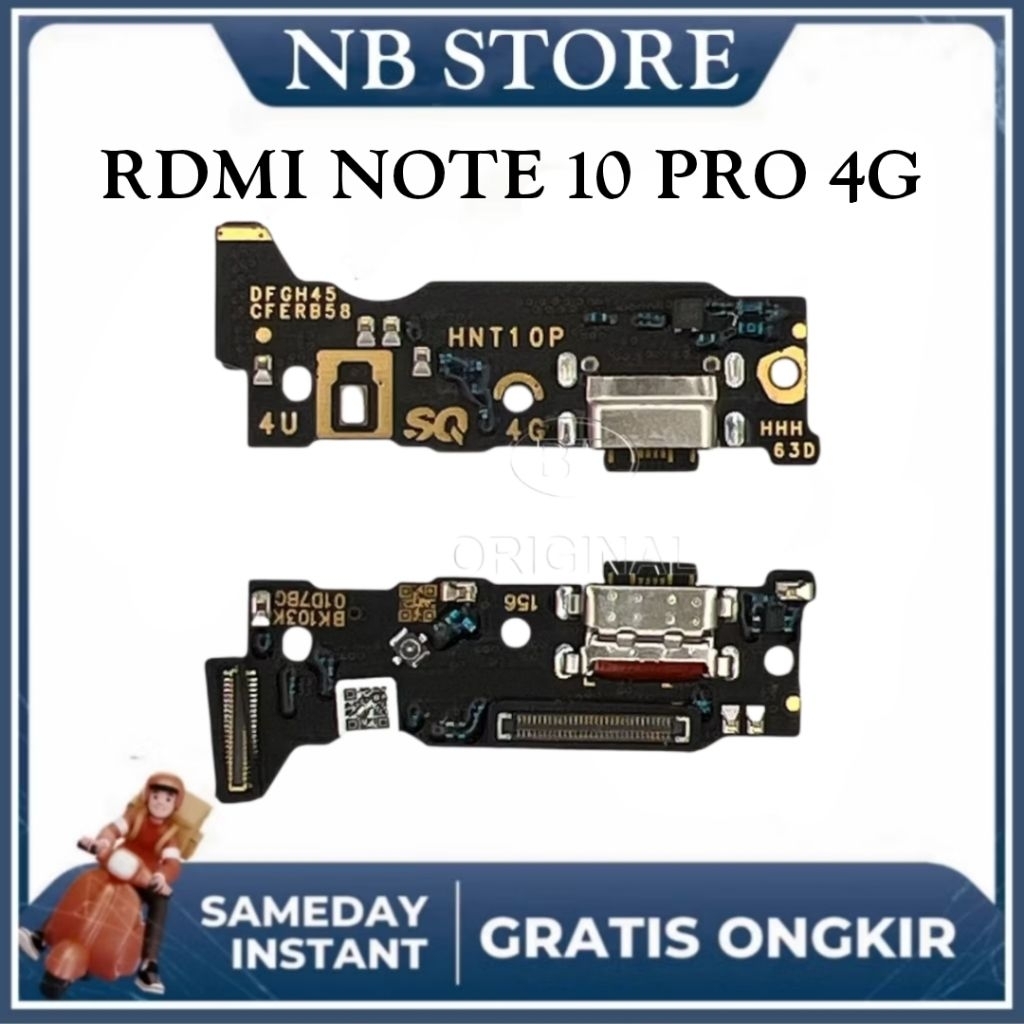KONEKTOR XIAOMI REDMI NOTE 10 PRO 4G MIC PAPAN + IC ORYGINAL