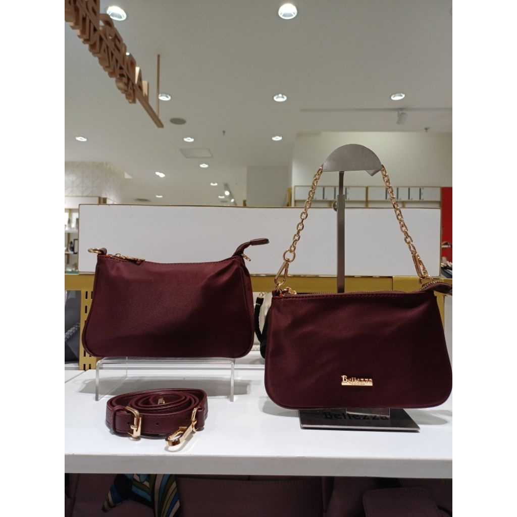 Tas Wanita Handbag Rantai Sling Bag BELLEZZA CZ271 Tas Selempang Parasut Original Desptore Mall Ori