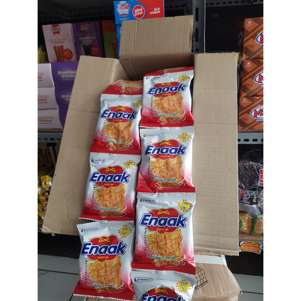 Mie Gemez Enaak - Miee jajan snack rencengan