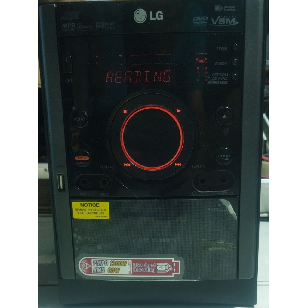 Head compo mini hifi LG XD63-A0U