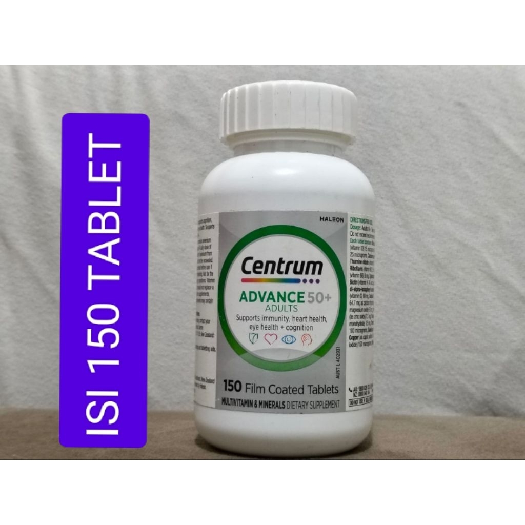vitamin centrum advance 50 + 150 tablet