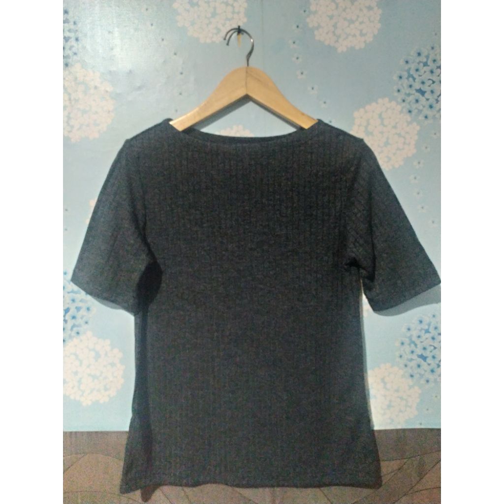 UNIQLO kaos knit rib NEW