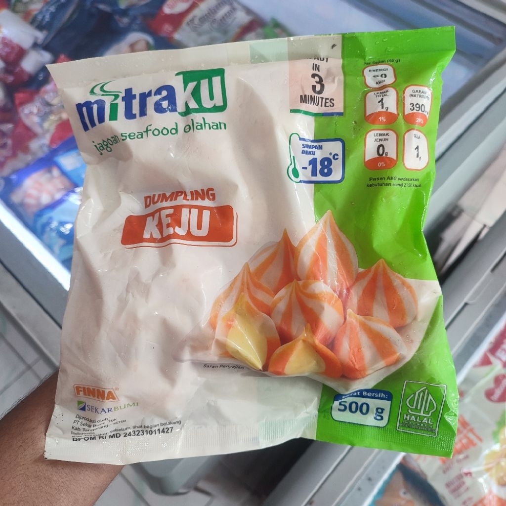 mitraku dumpling keju 500gr / dumpling keju mitraku