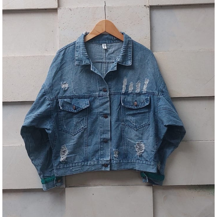 #18 JAKET JEANS IMPORT. NEW WITH TAG