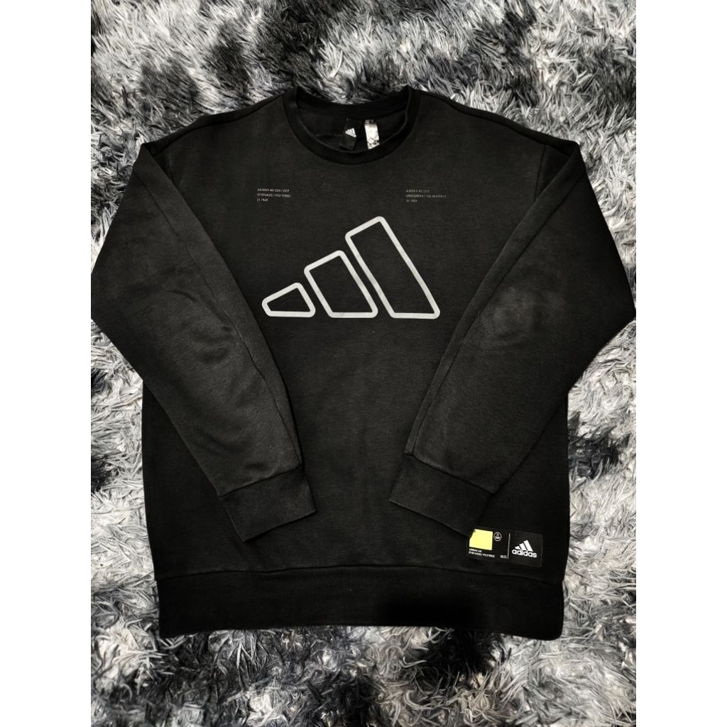 Adidas Tech Crewneck Second Hitam Black