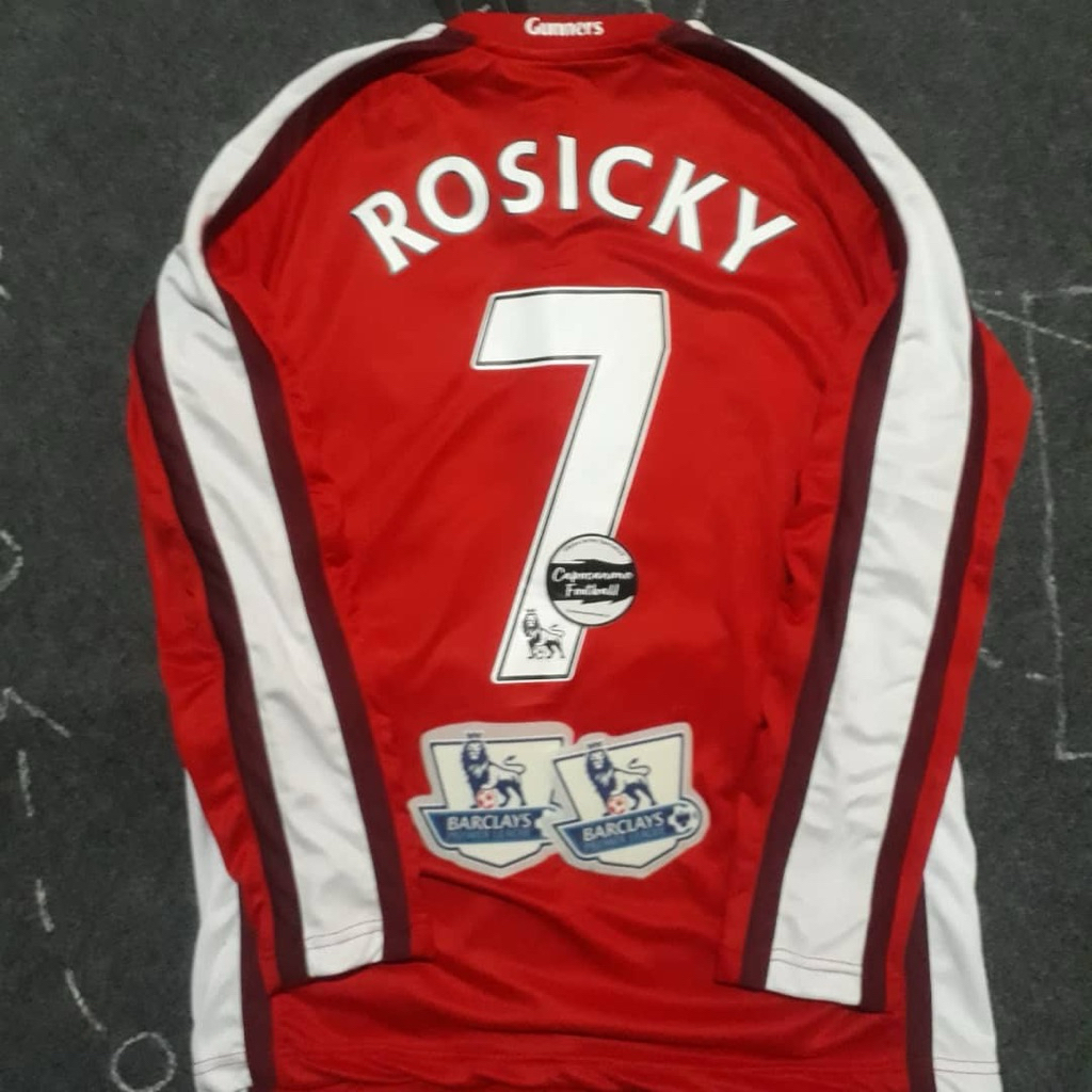 BAJU jERSEY ARSENAL RETRO 2008 2009 2010 2007 08 09 10 07 LS LONGSLEEVE PANJANG HOME Blokecore Skena