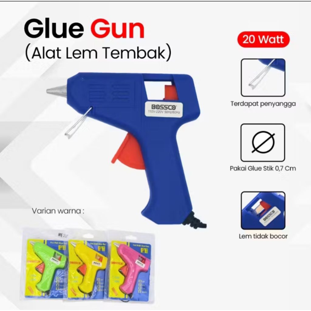 Alat Tembakan Lem Lilin/Lem Lilin Bakar 20 Watt