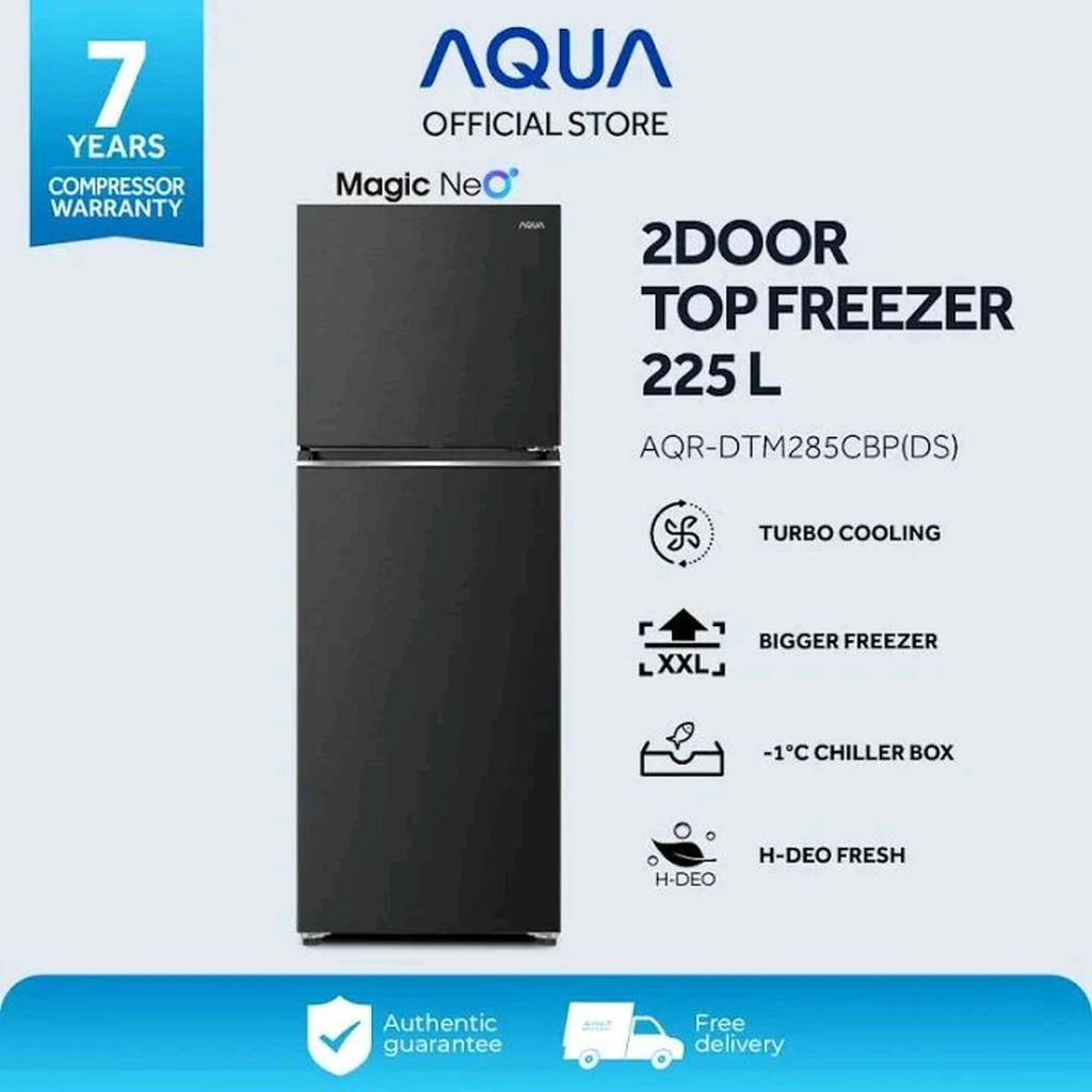Kulkas 2 Pintu AQUA AQR-D270DS - Kapasitas Besar dan Teknologi No Frost